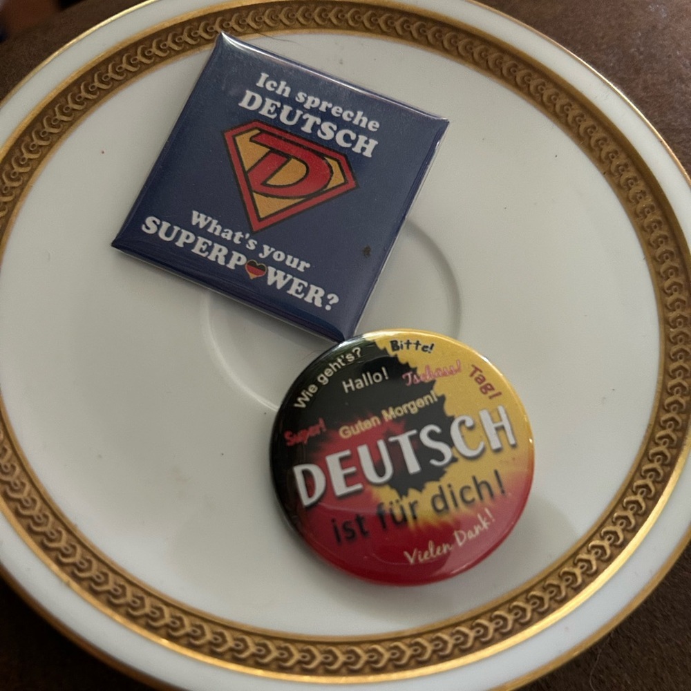 German Advertising Pins